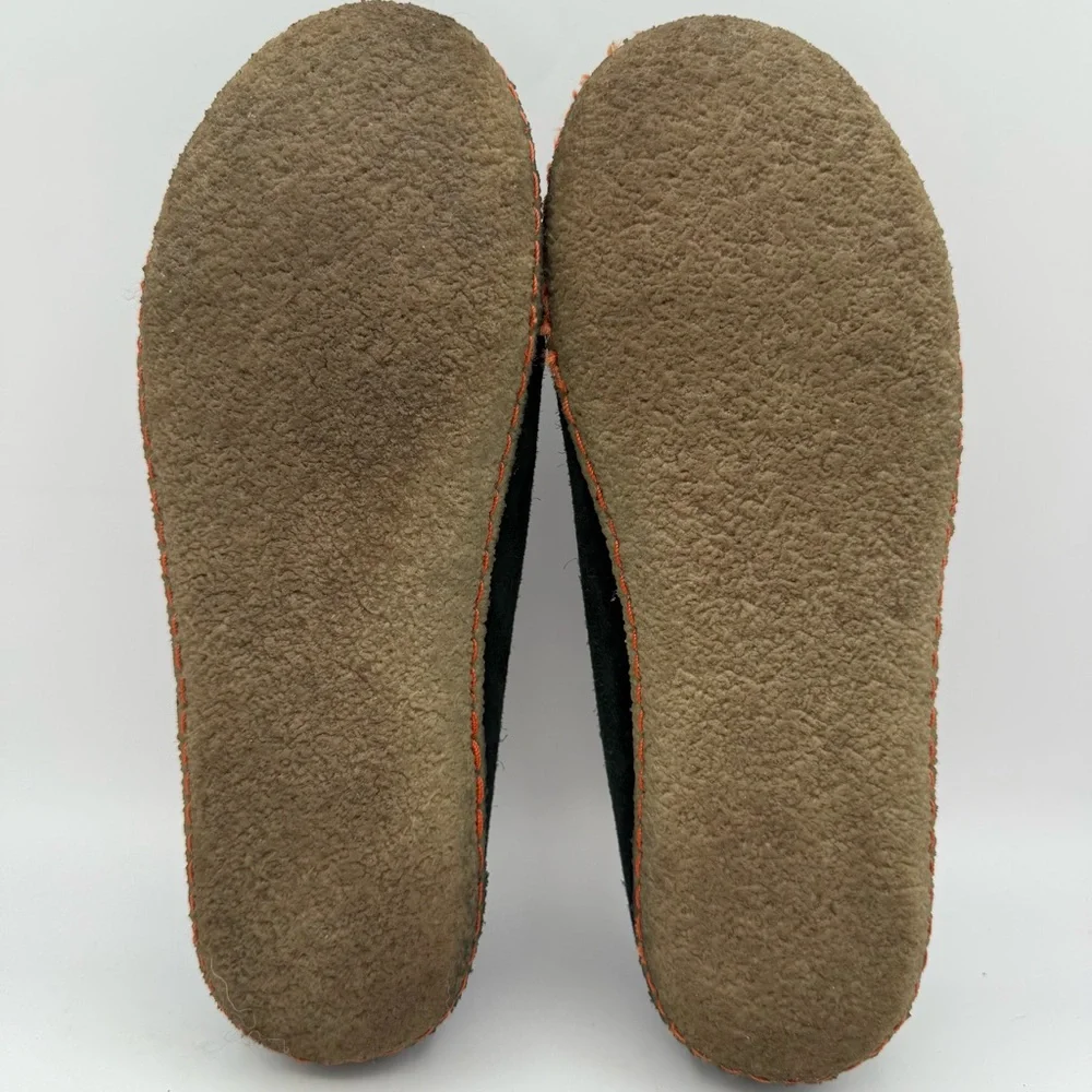 Youth Sorel Black‎ Suede Lanner Ridge II Slippers Slip-On Loafers Mules Size 5